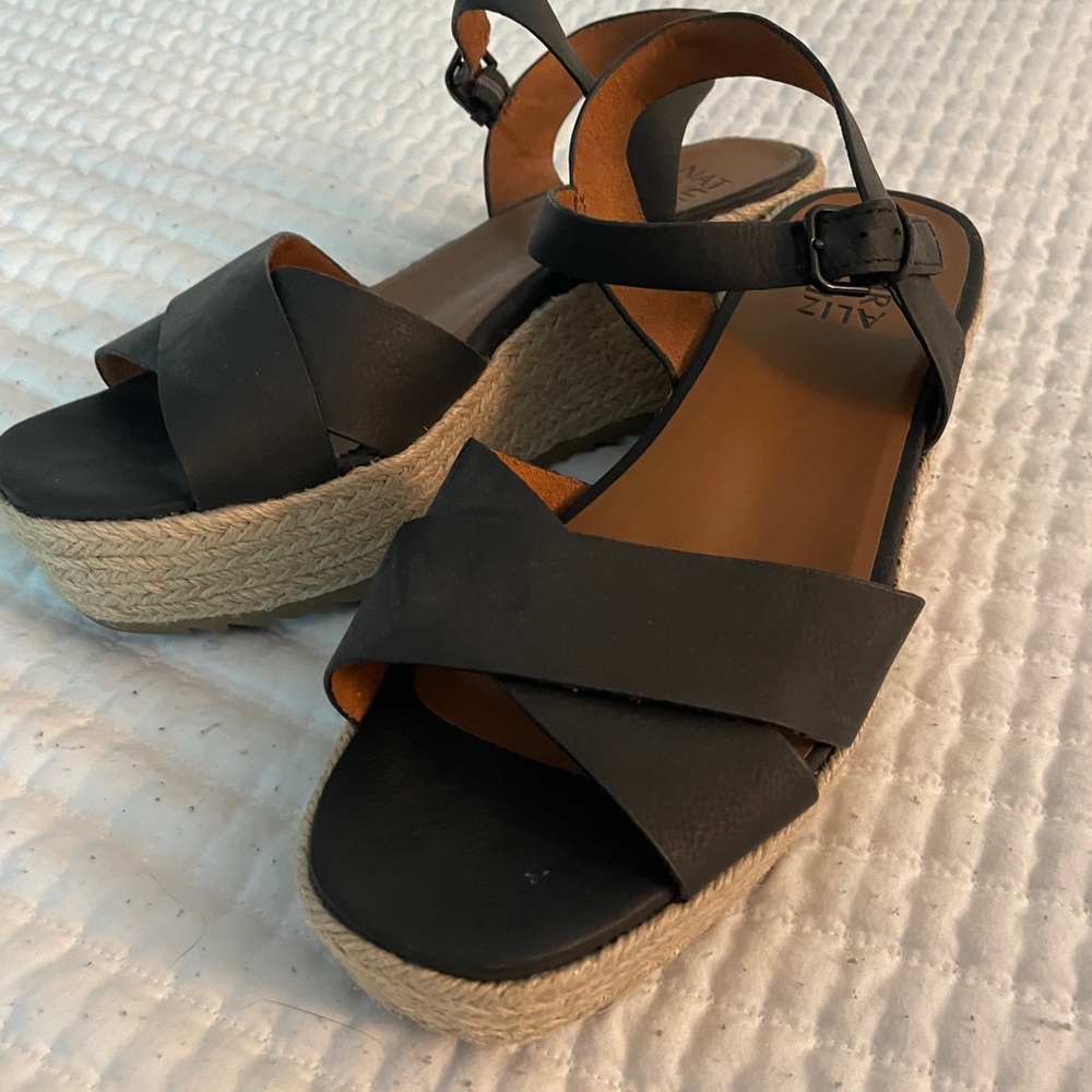 Naturalizer OCEANNA espadrille wedge sandal 9.5